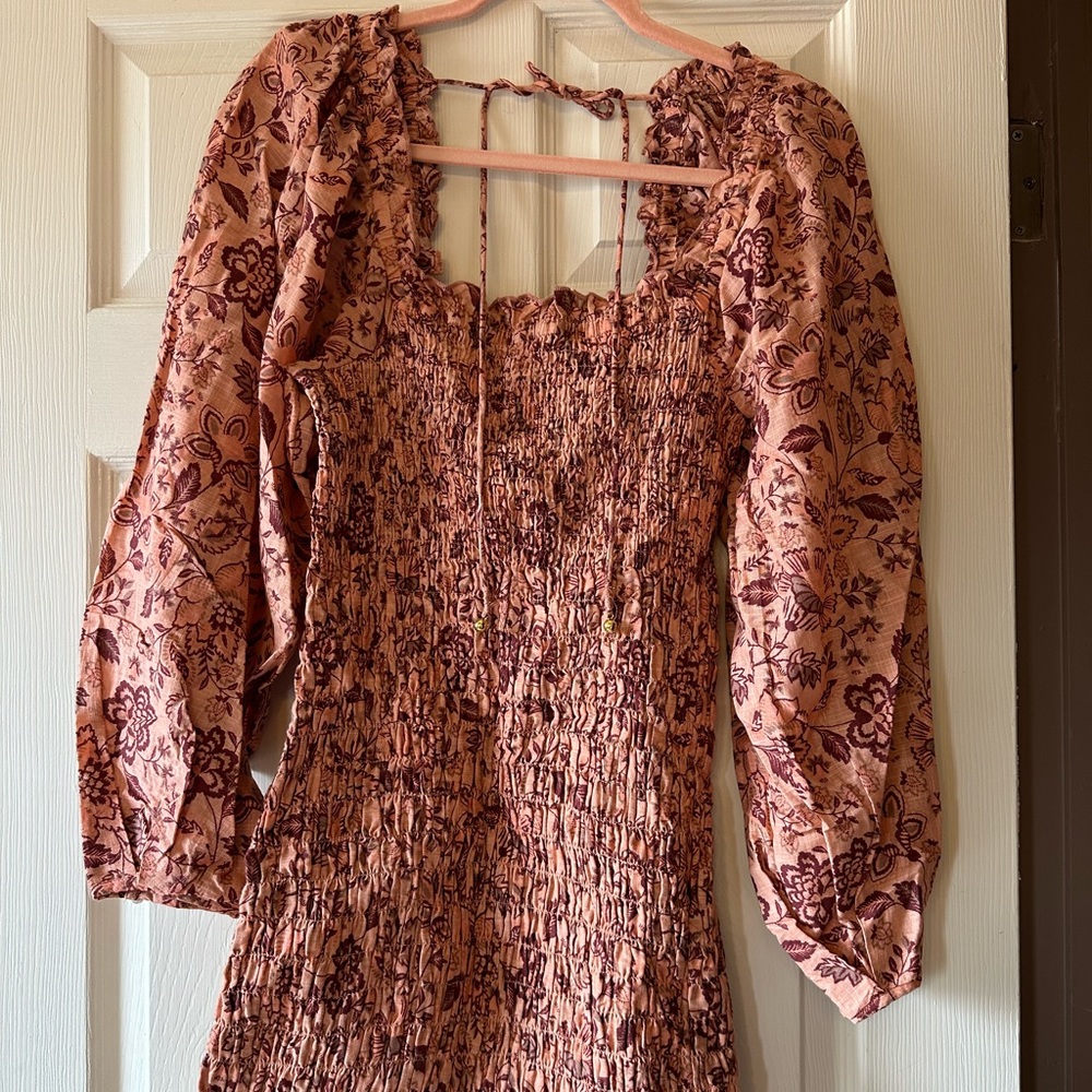 Free people size M smock it to me mini dress NWT